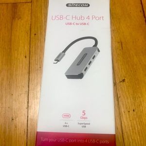 SITECOM USB-C HUB 4 PORT